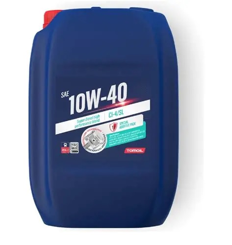 Олива моторна Tomoil Engine Oil 10W40 CI-4/SL 20 літрів
